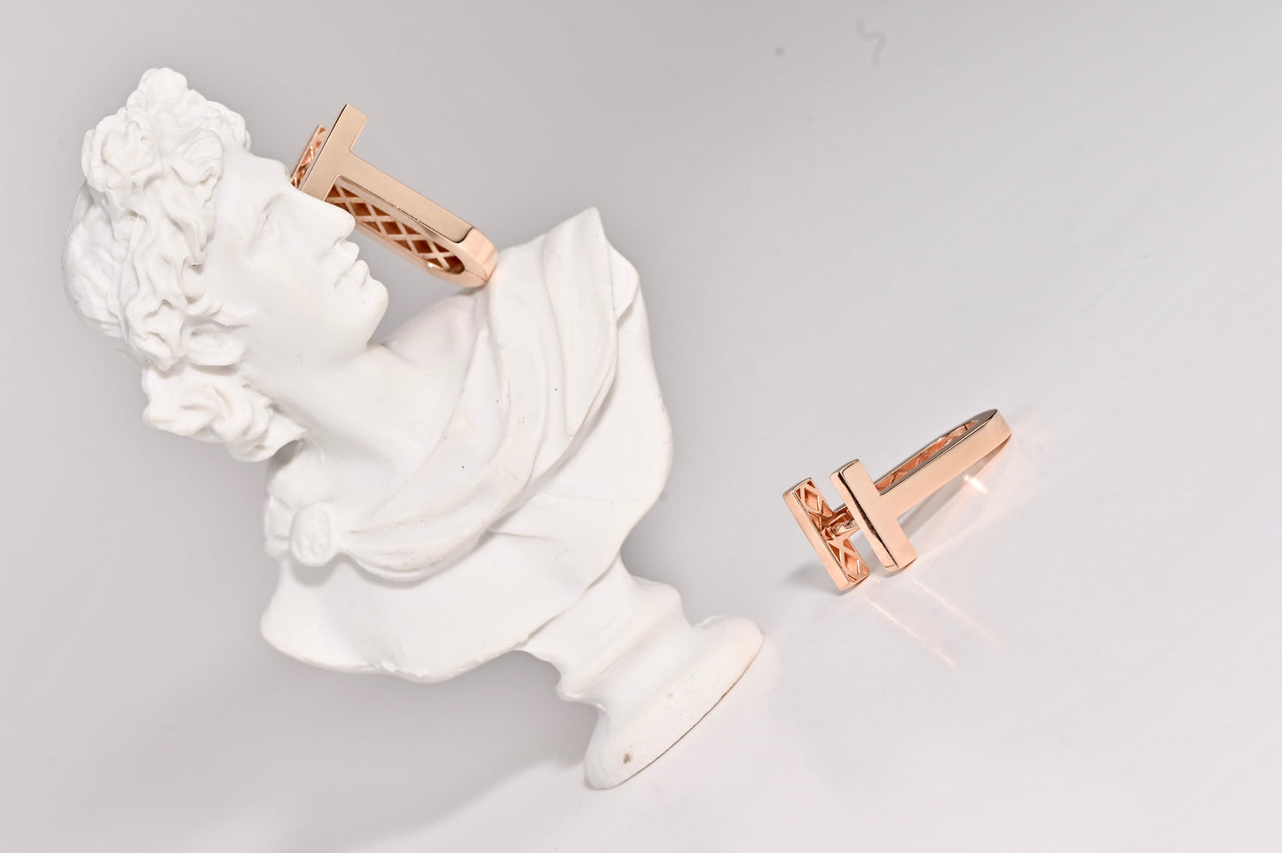 Rose Gold 585 Earrings