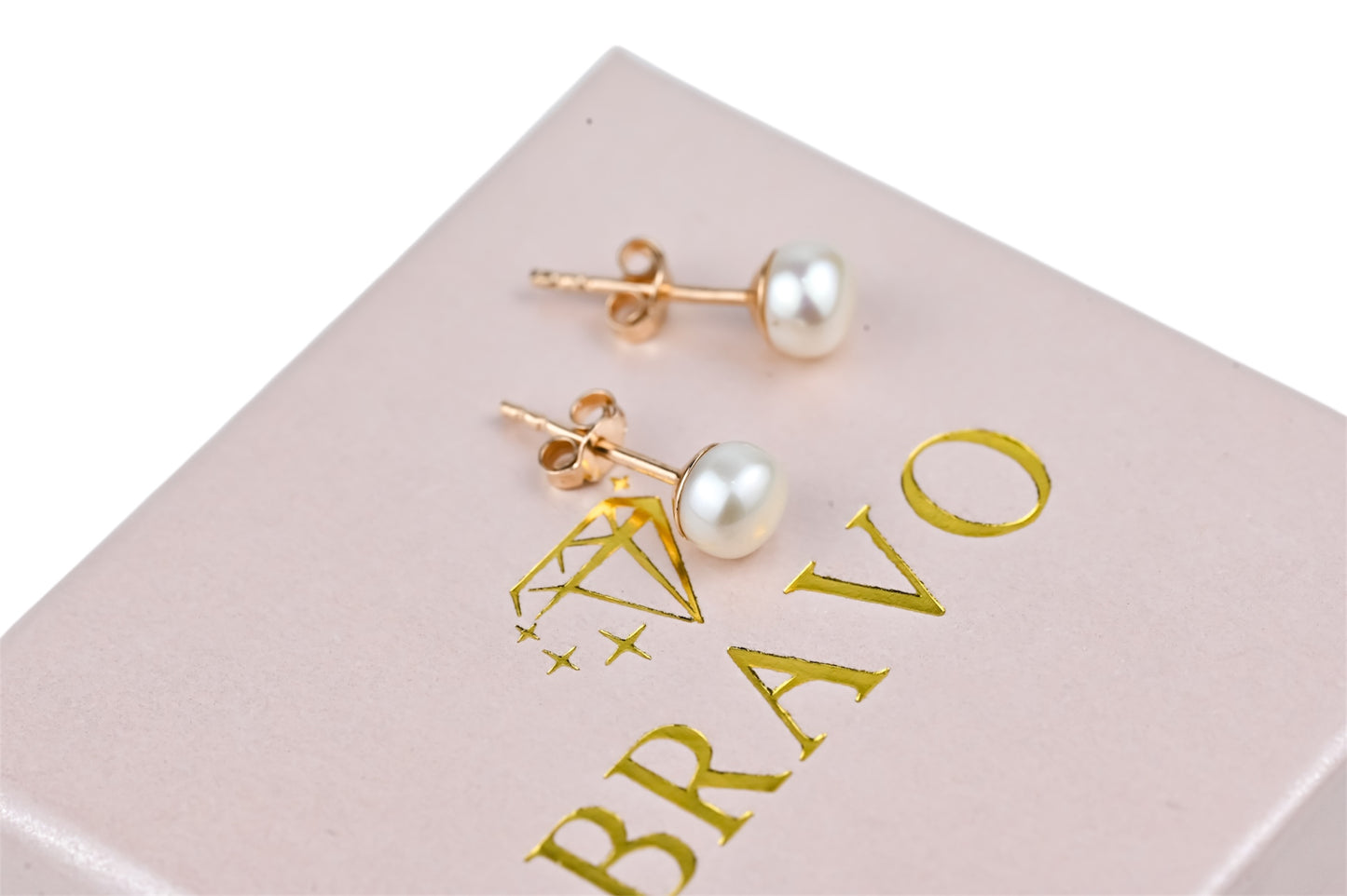 Pearl Stud Earrings