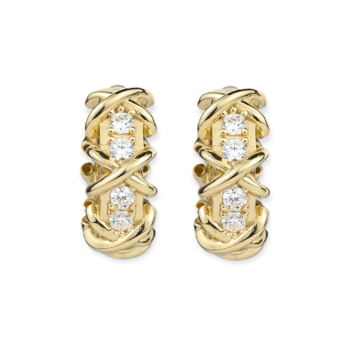 Yellow Gold Hoop Earrings