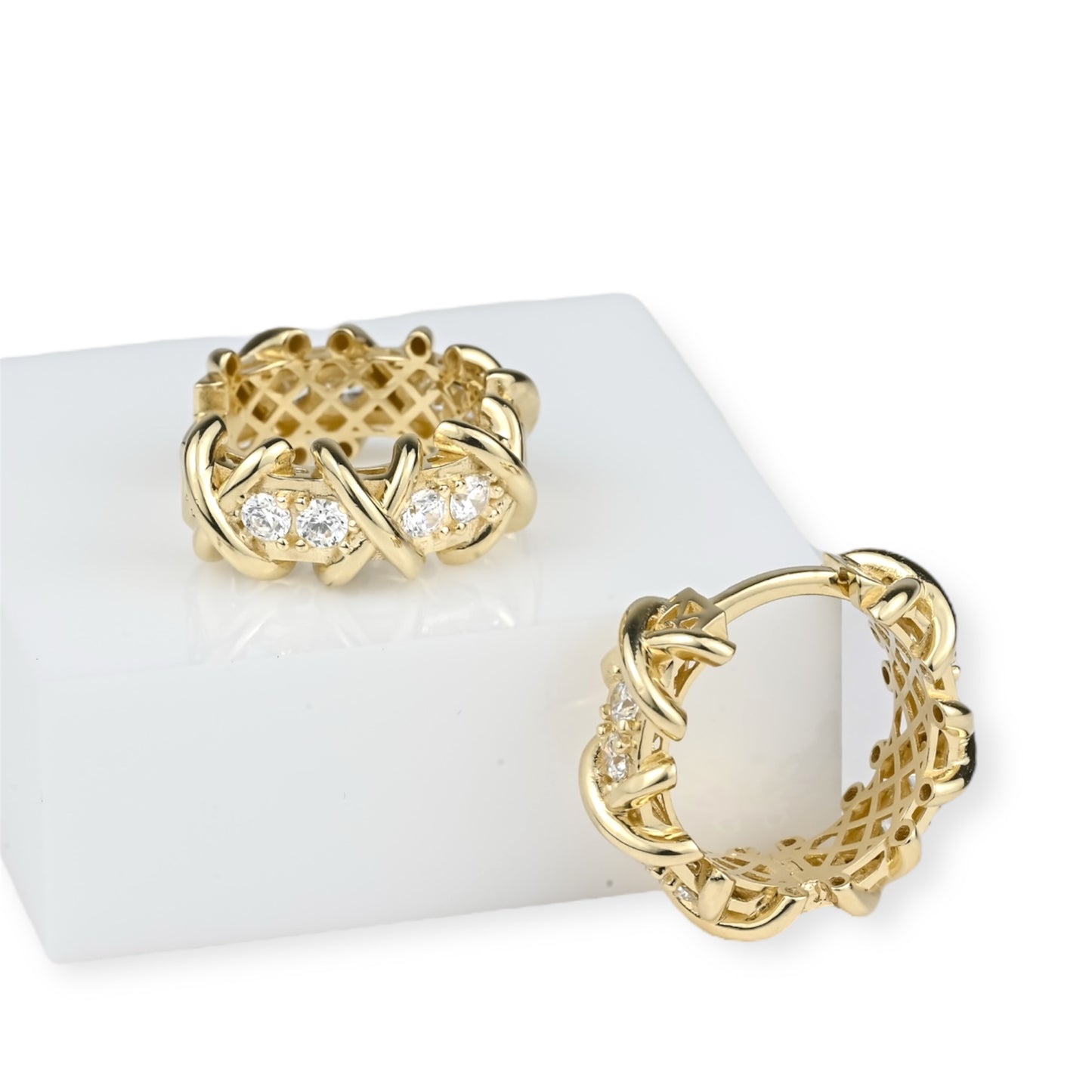 Yellow Gold Hoop Earrings