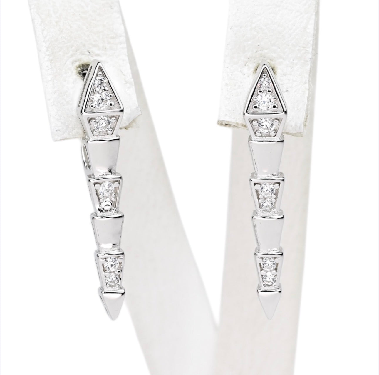 Silver Onyx Snake Set