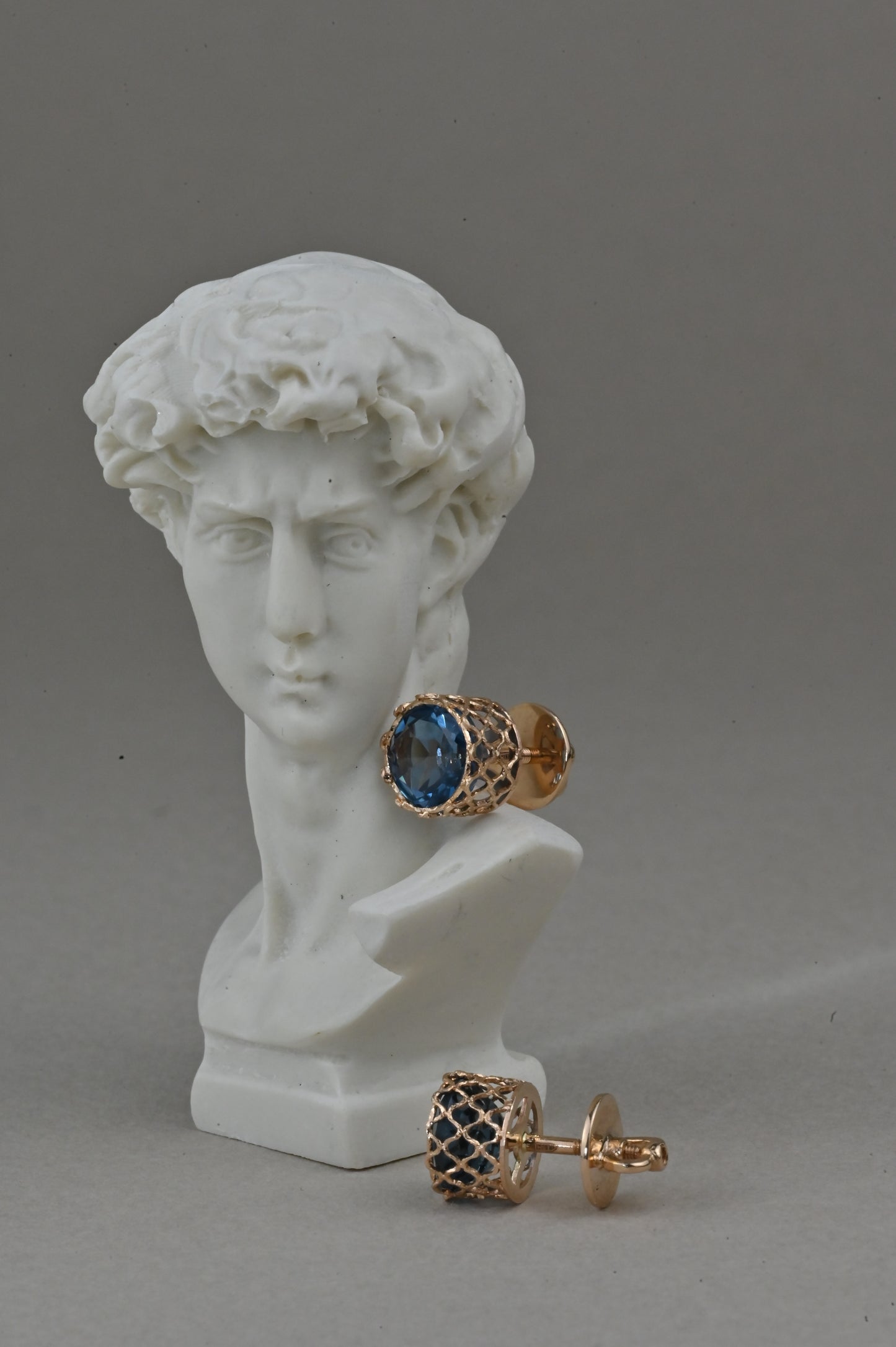 London Topaz Stud Earrings