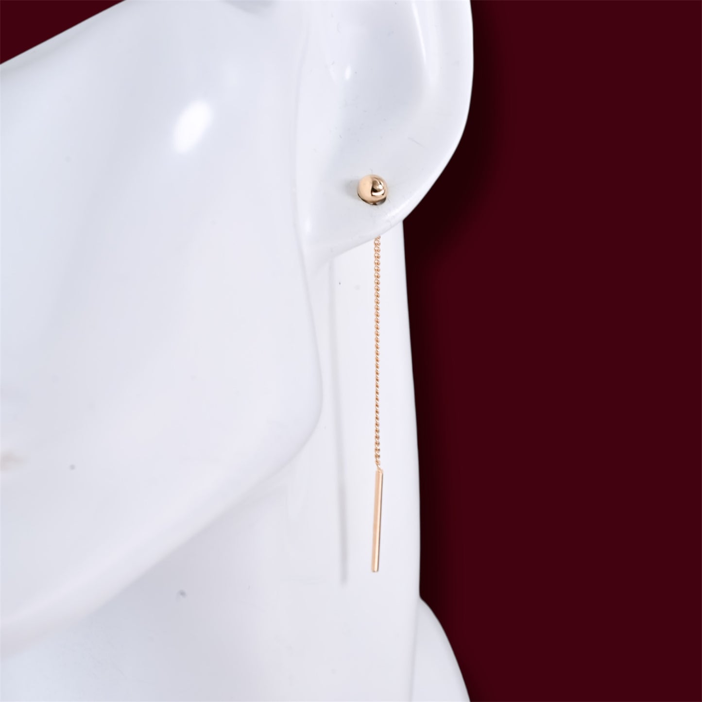 Thread Gold Earrings