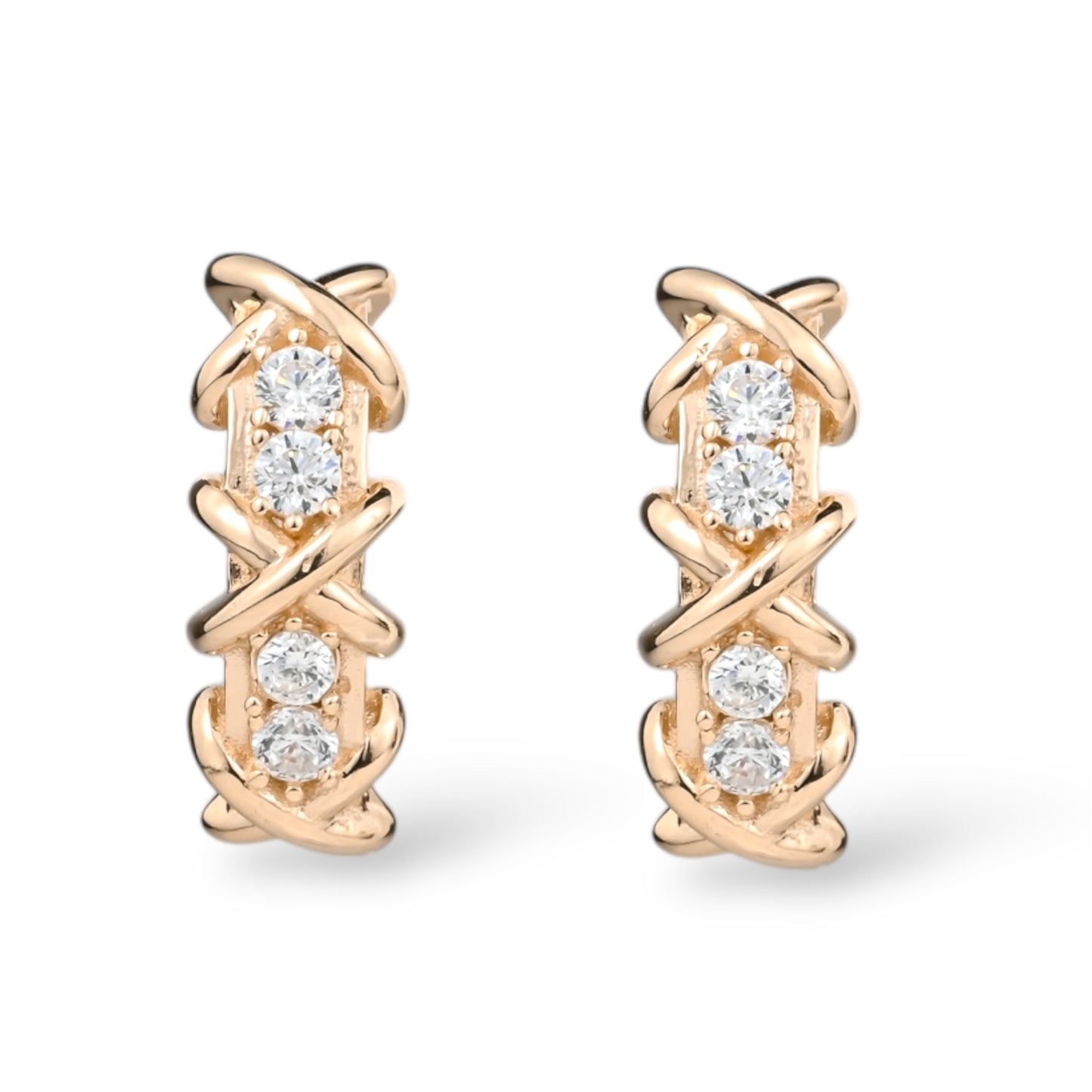 Earrings with Zirconia stones