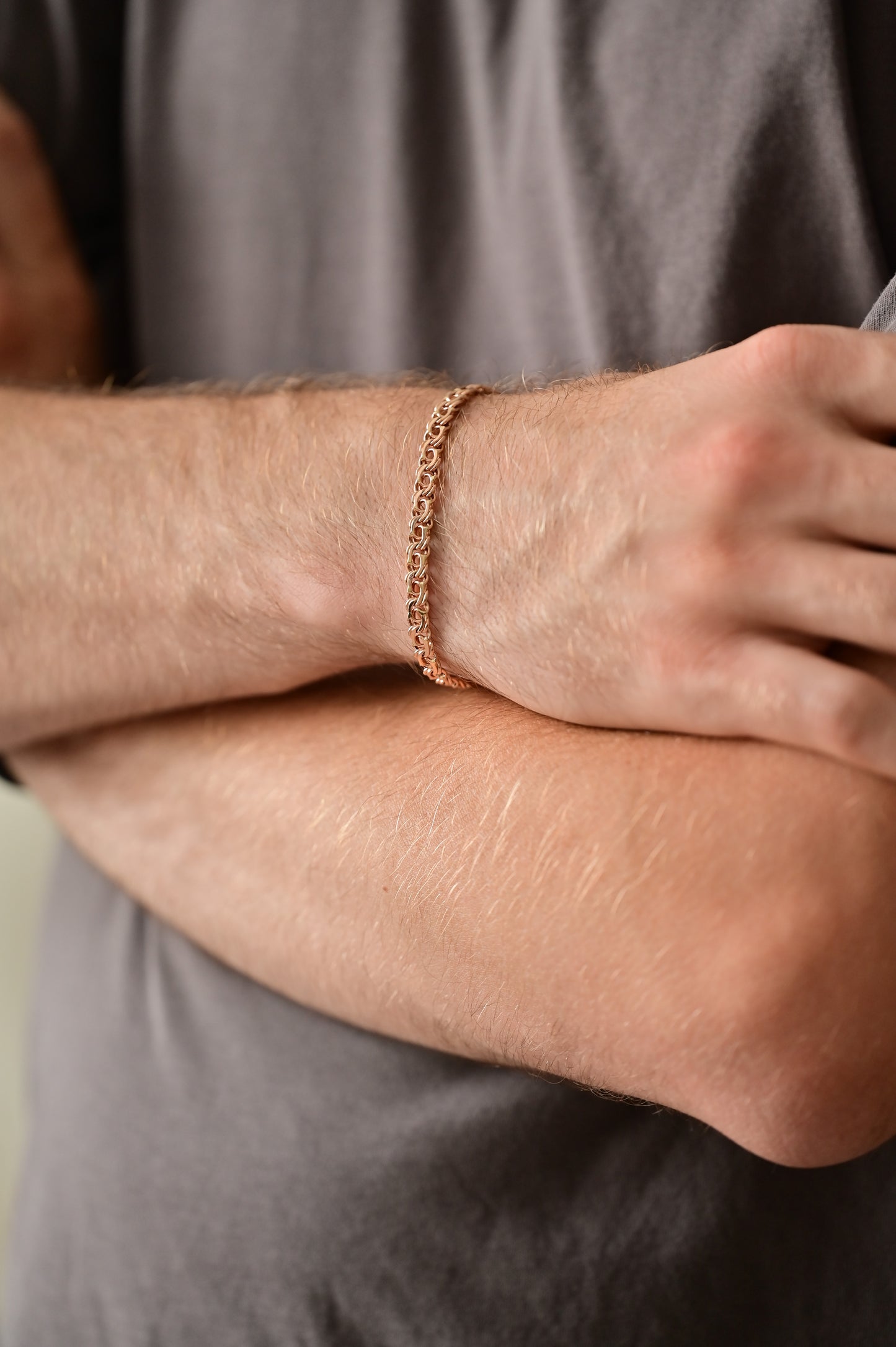 Rose Gold Bracelet for Men