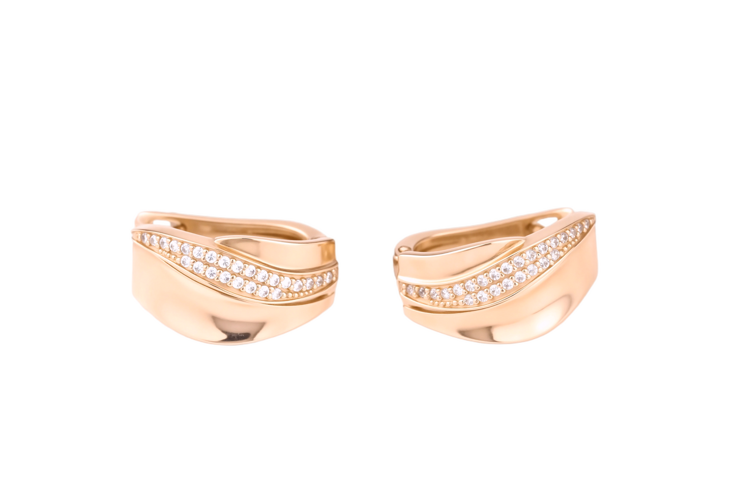Earrings with Zirconia stones