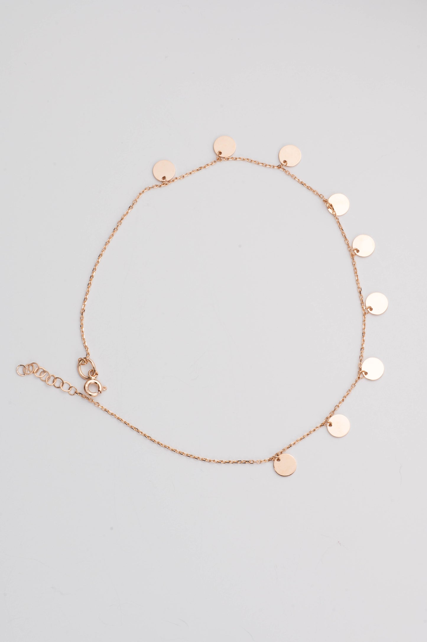 Rose Gold 585 Anklet