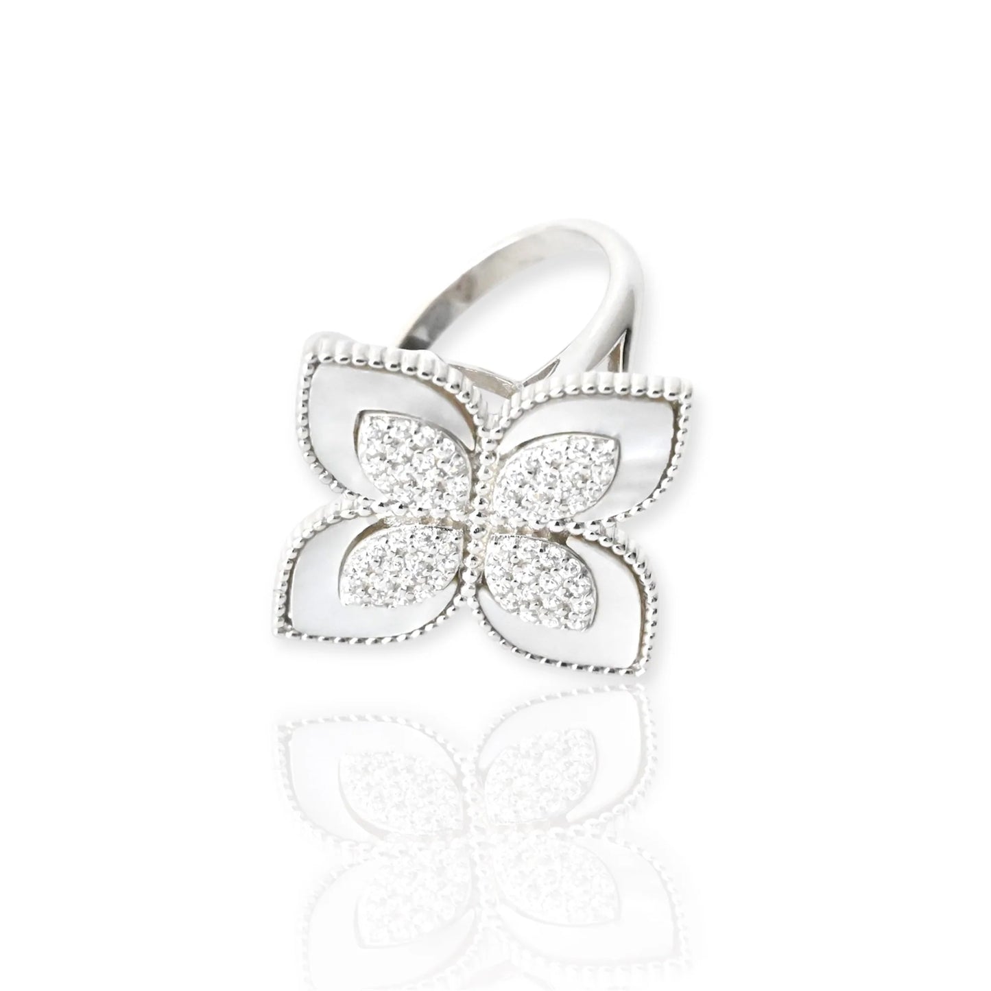 Ring Mother of Pearl Silver