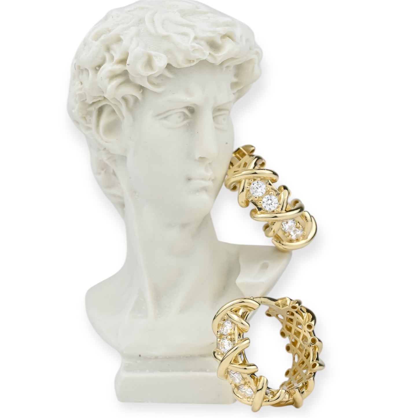 Yellow Gold Hoop Earrings