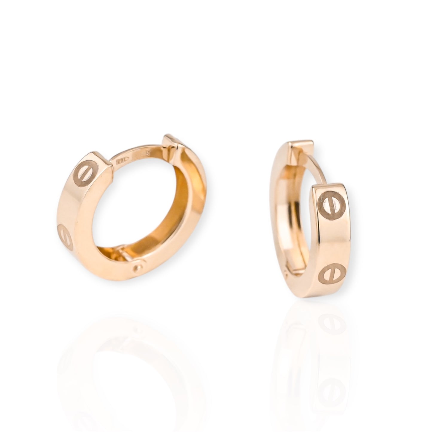 Hoop Earrings Rose Gold