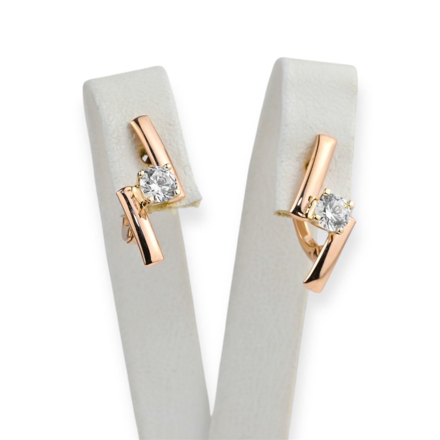 Earrings Lightning with Zirconia stones