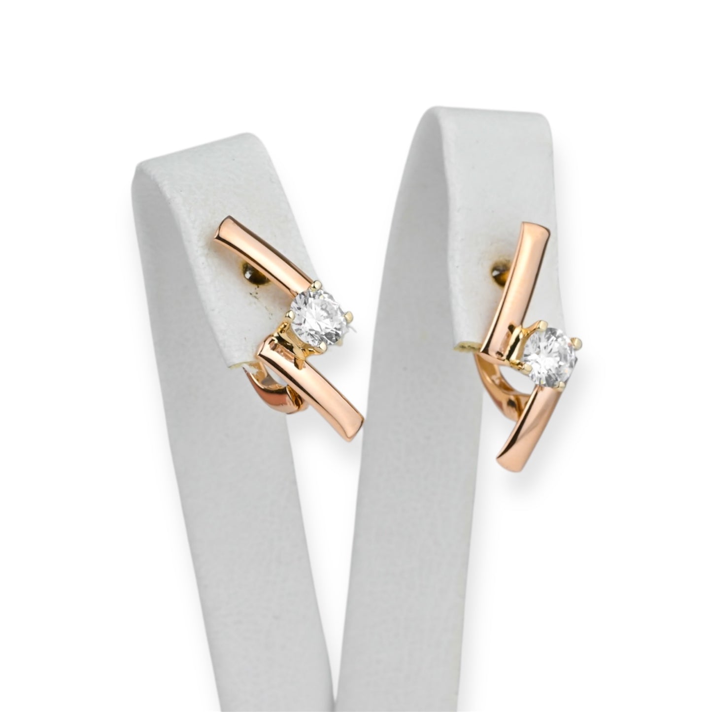 Earrings Lightning with Zirconia stones