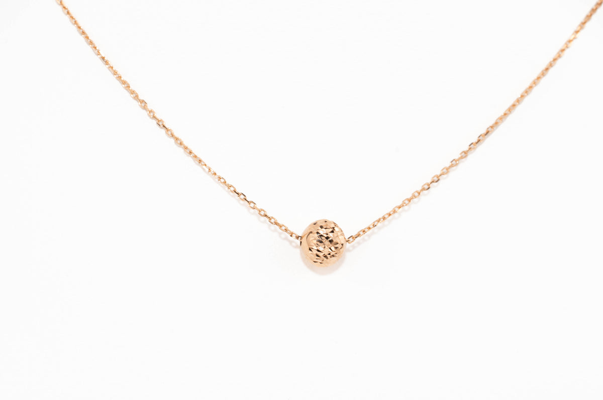 Necklace Ball Rose Gold