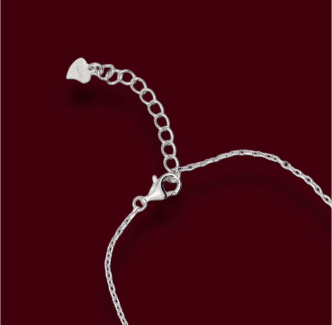 Silver Bracelet with movable stones