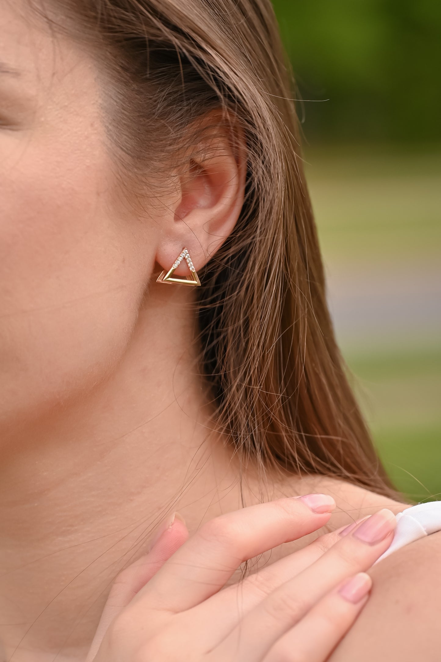 Earrings Triangle