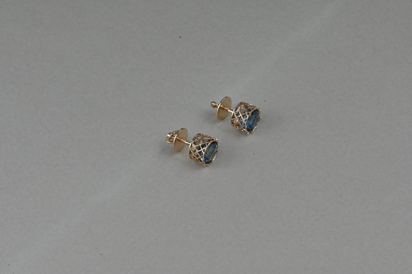 London Topaz Stud Earrings
