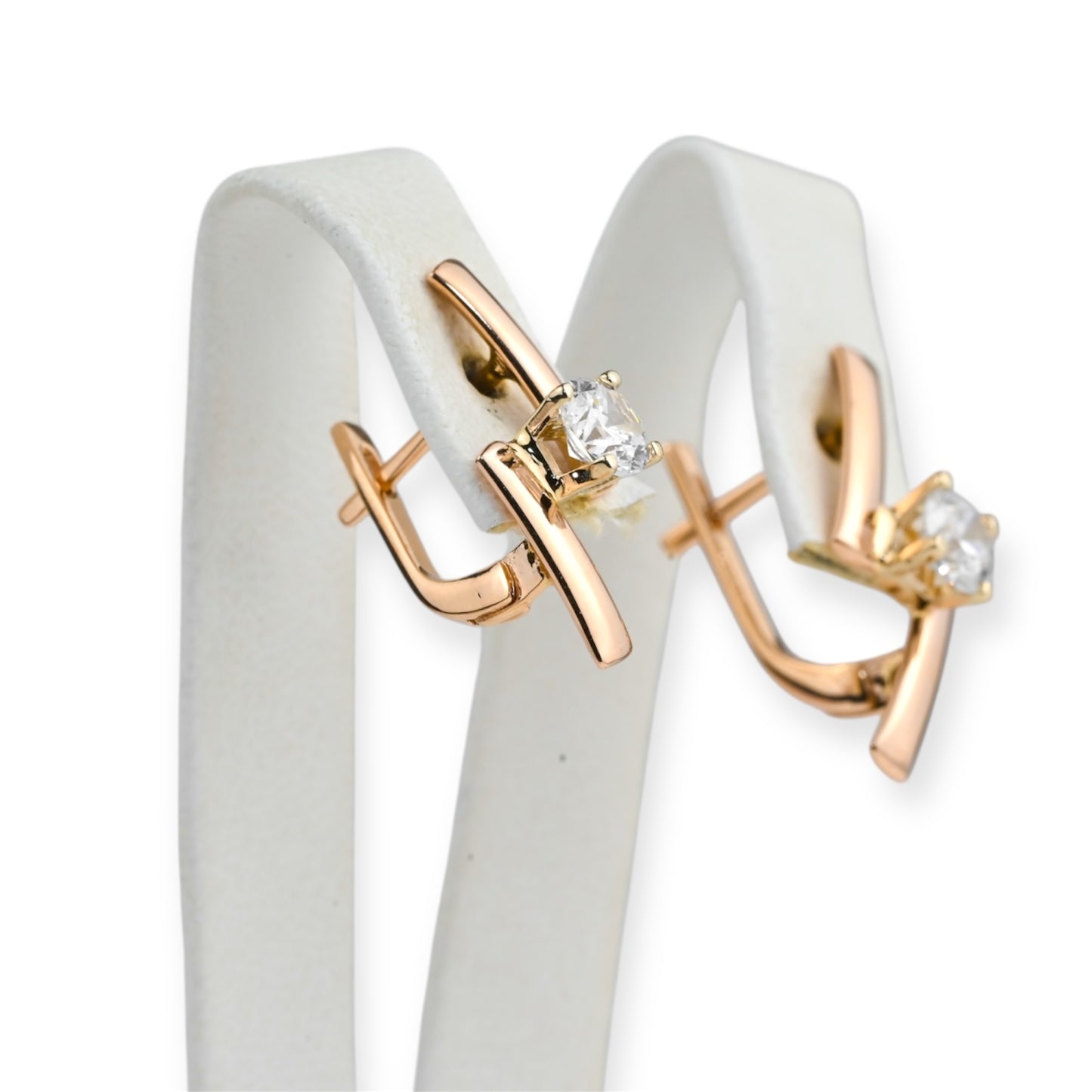 Earrings Lightning with Zirconia stones