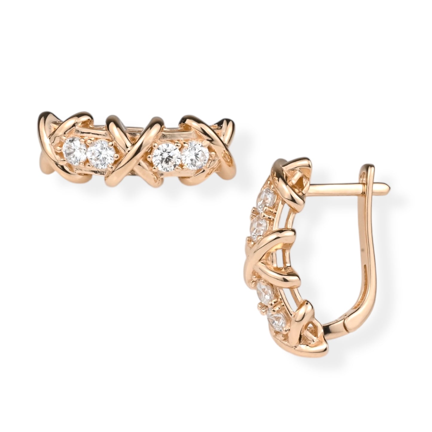 Earrings with Zirconia stones