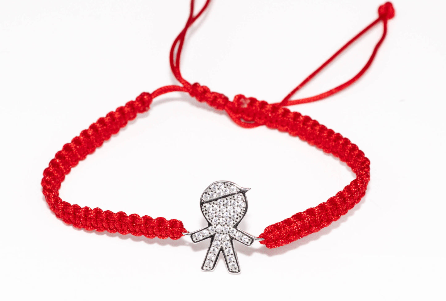 Silver Red Thread Bracelet Baby Boy