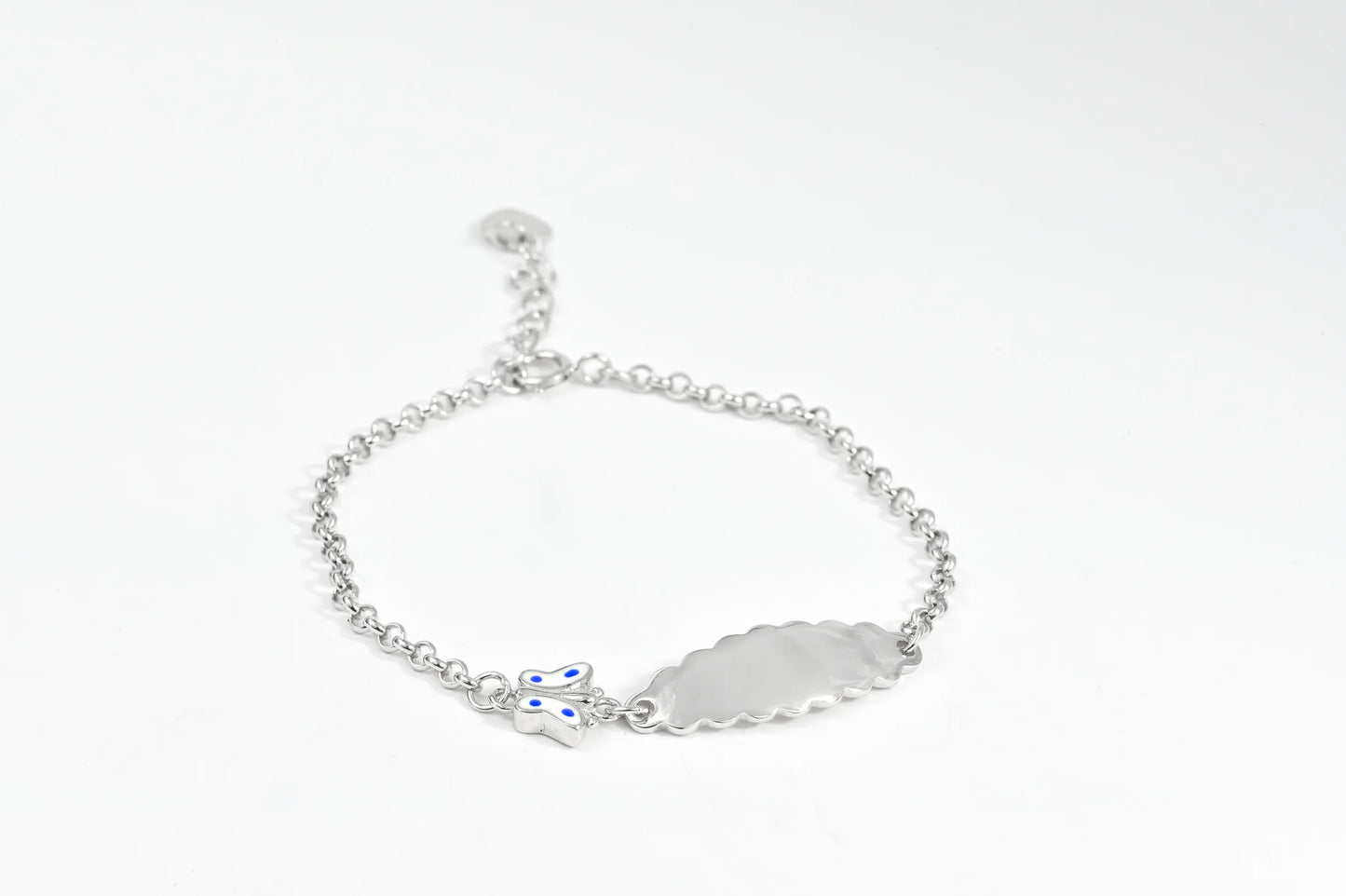 Kids Silver Bracelet Butterfly