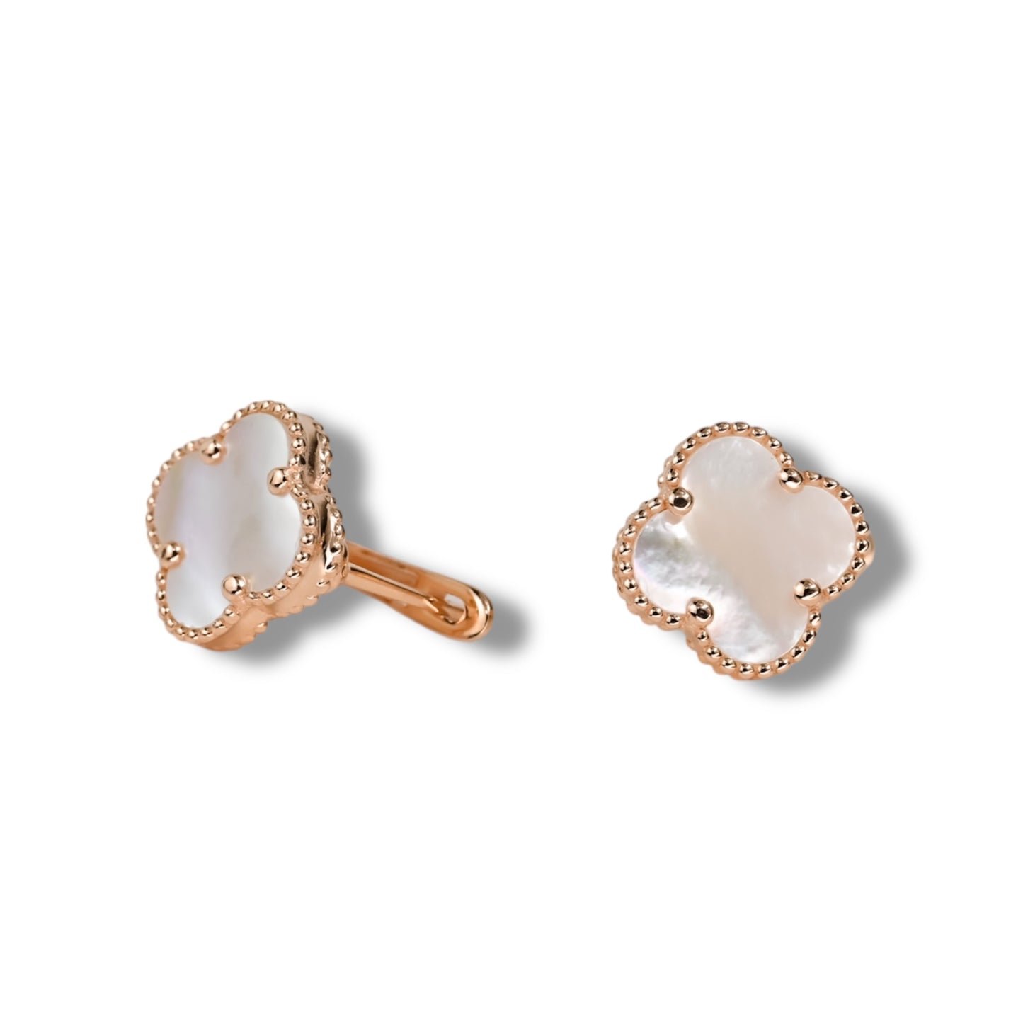 Mother of Pearl clover Earrings
