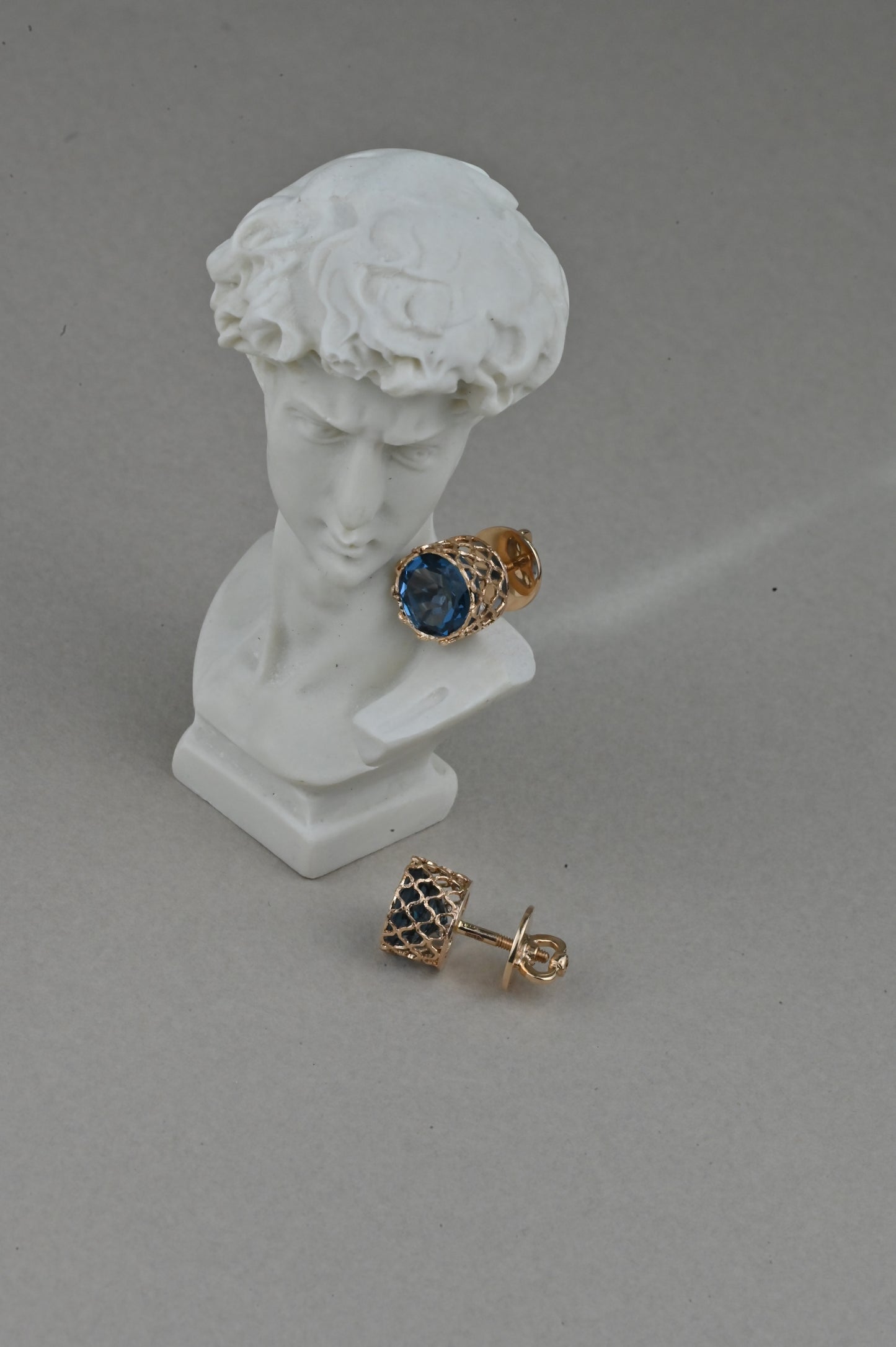 London Topaz Stud Earrings