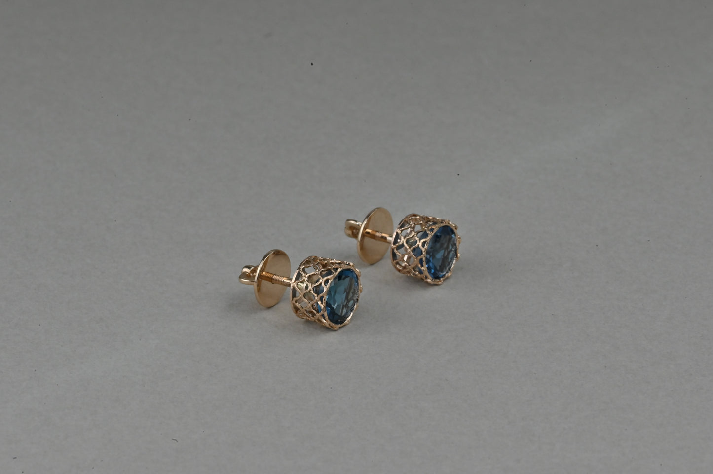 London Topaz Stud Earrings