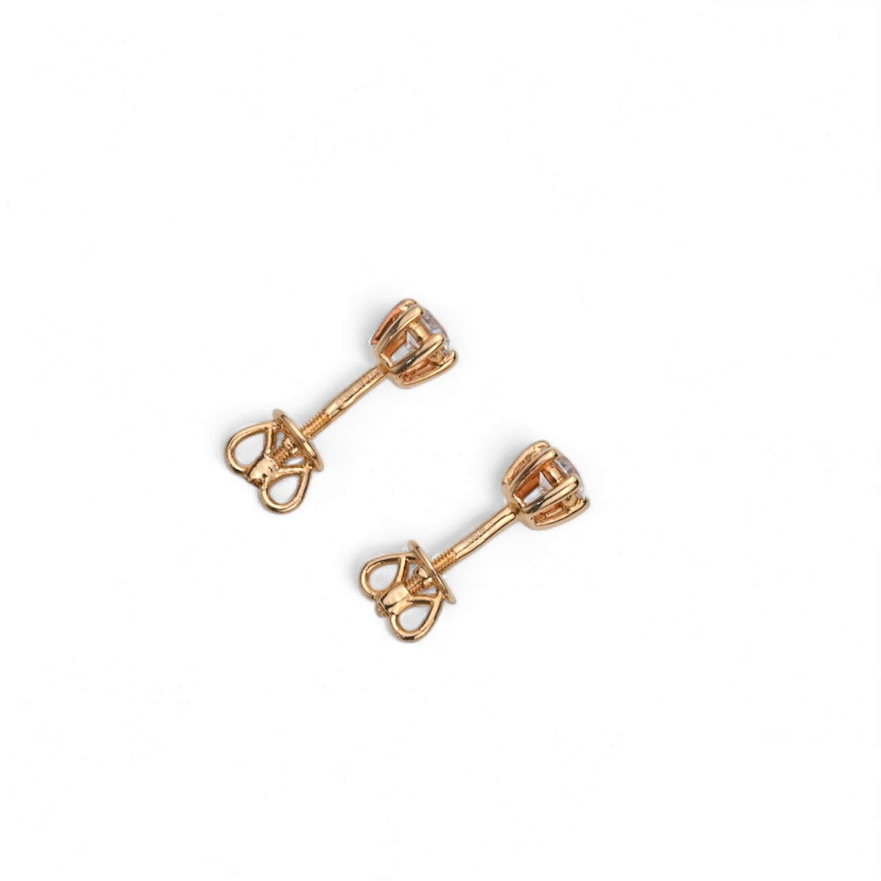 Stud Earrings with Zirconia stones
