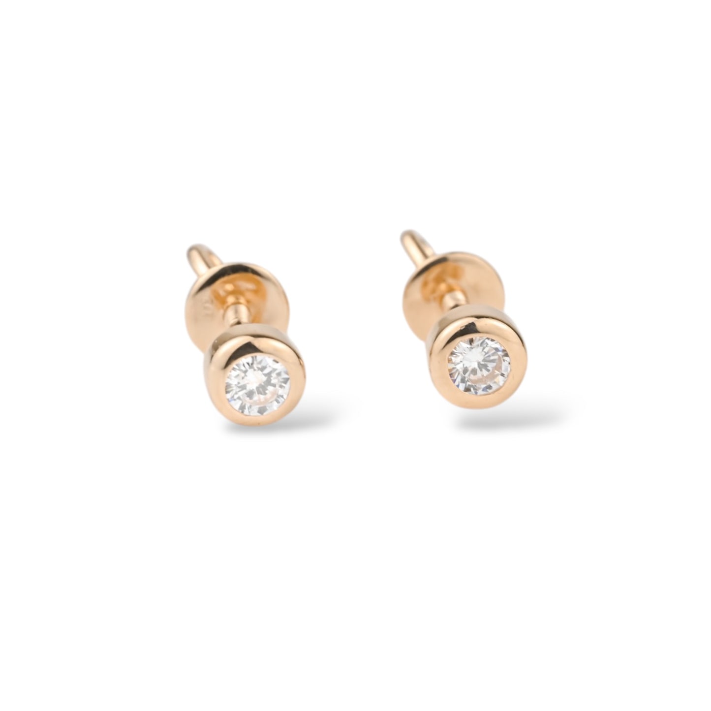 Stud Earrings with Zirconia stones