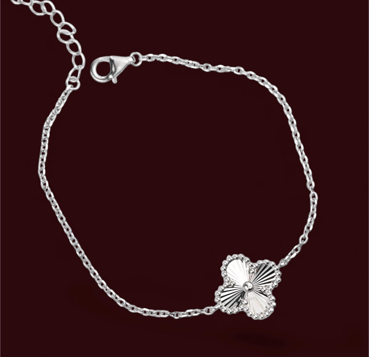 Bracelet Silver Clover