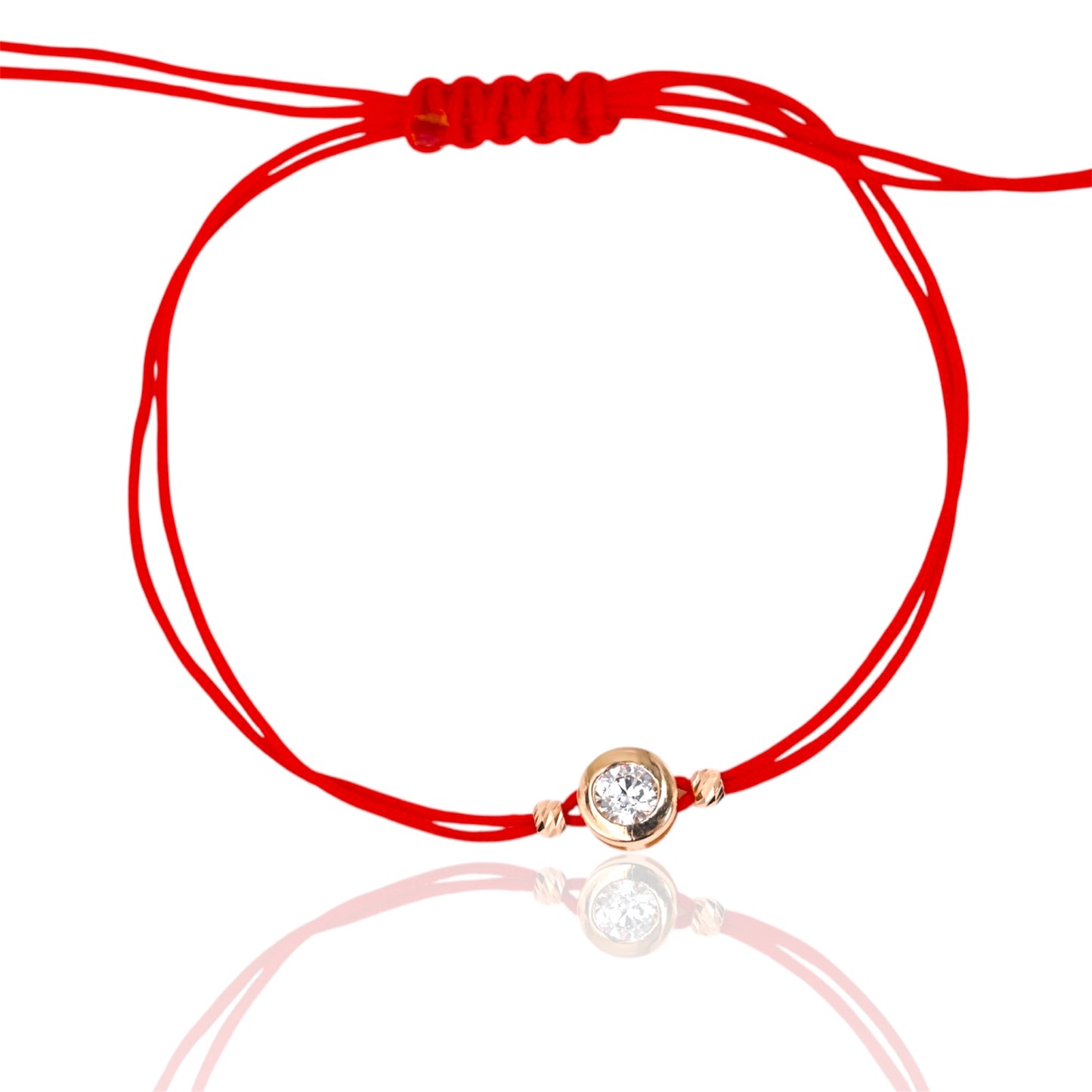 Red Thread Bracelet with Zirconia stone