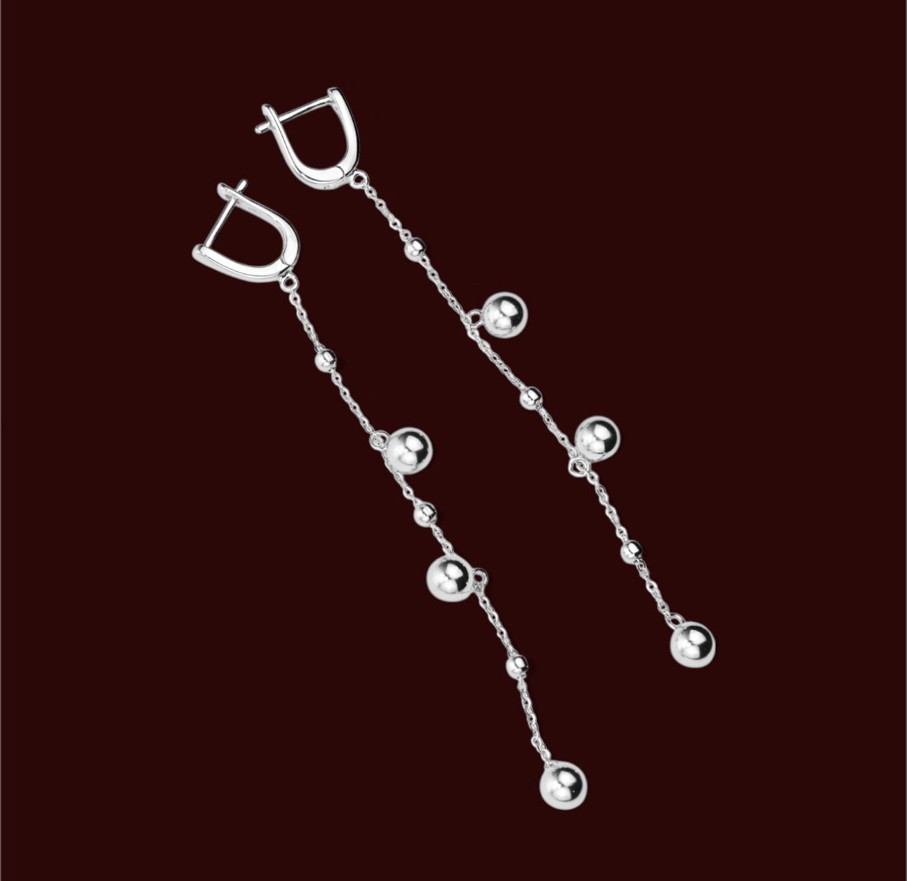 Dangle Silver Earrings