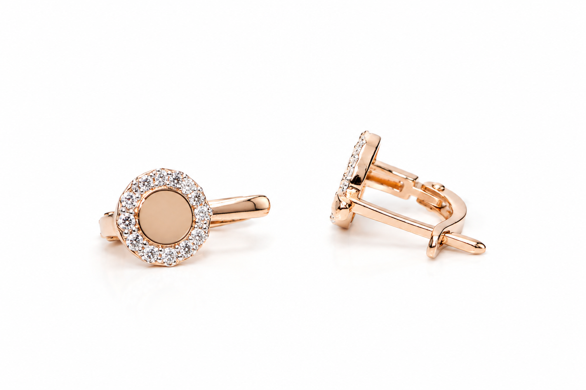 Kids Earrings Rose Gold 585(14K)