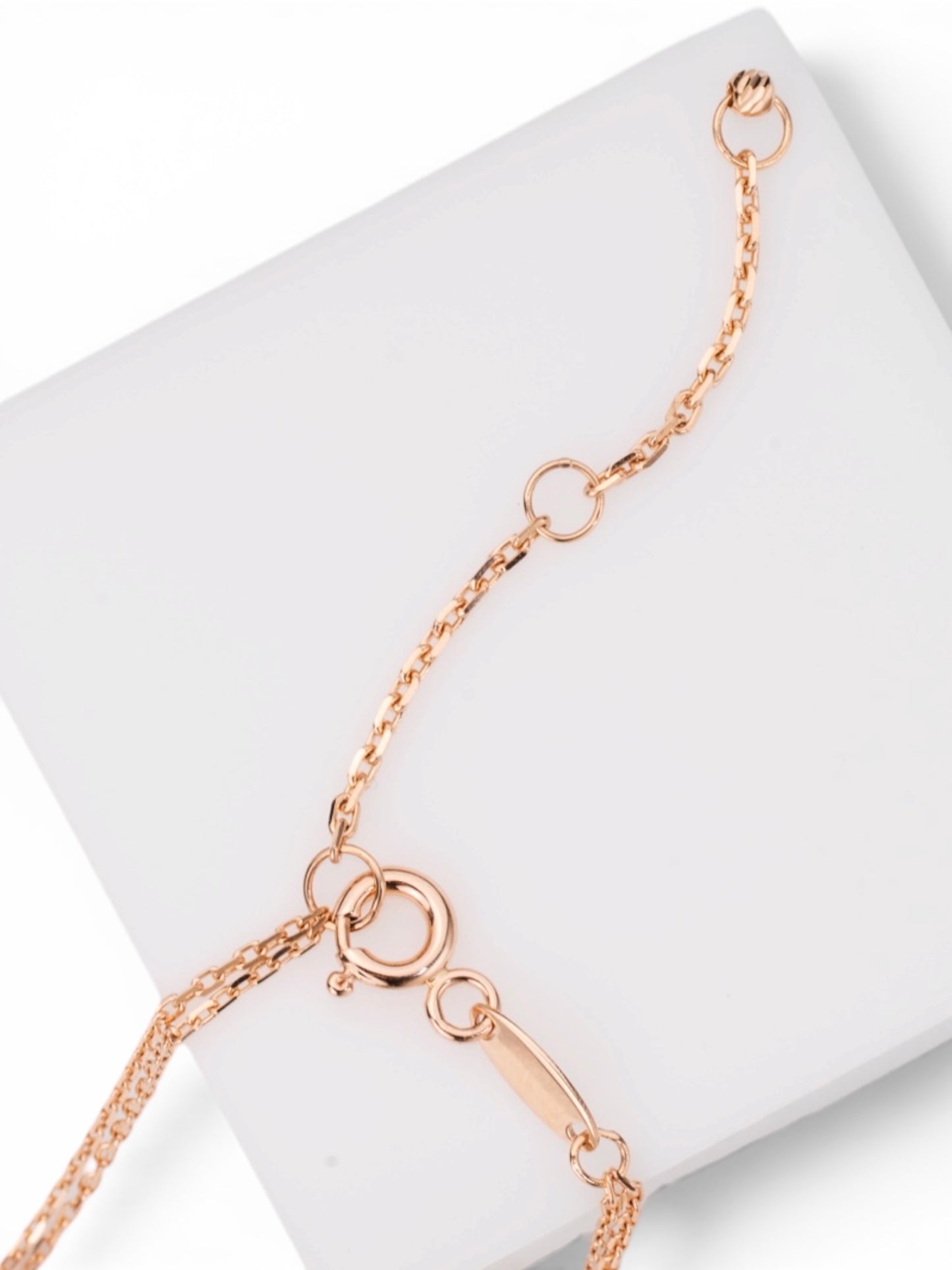 Rose Gold 585(14K) Bracelet with Zirconia stone
