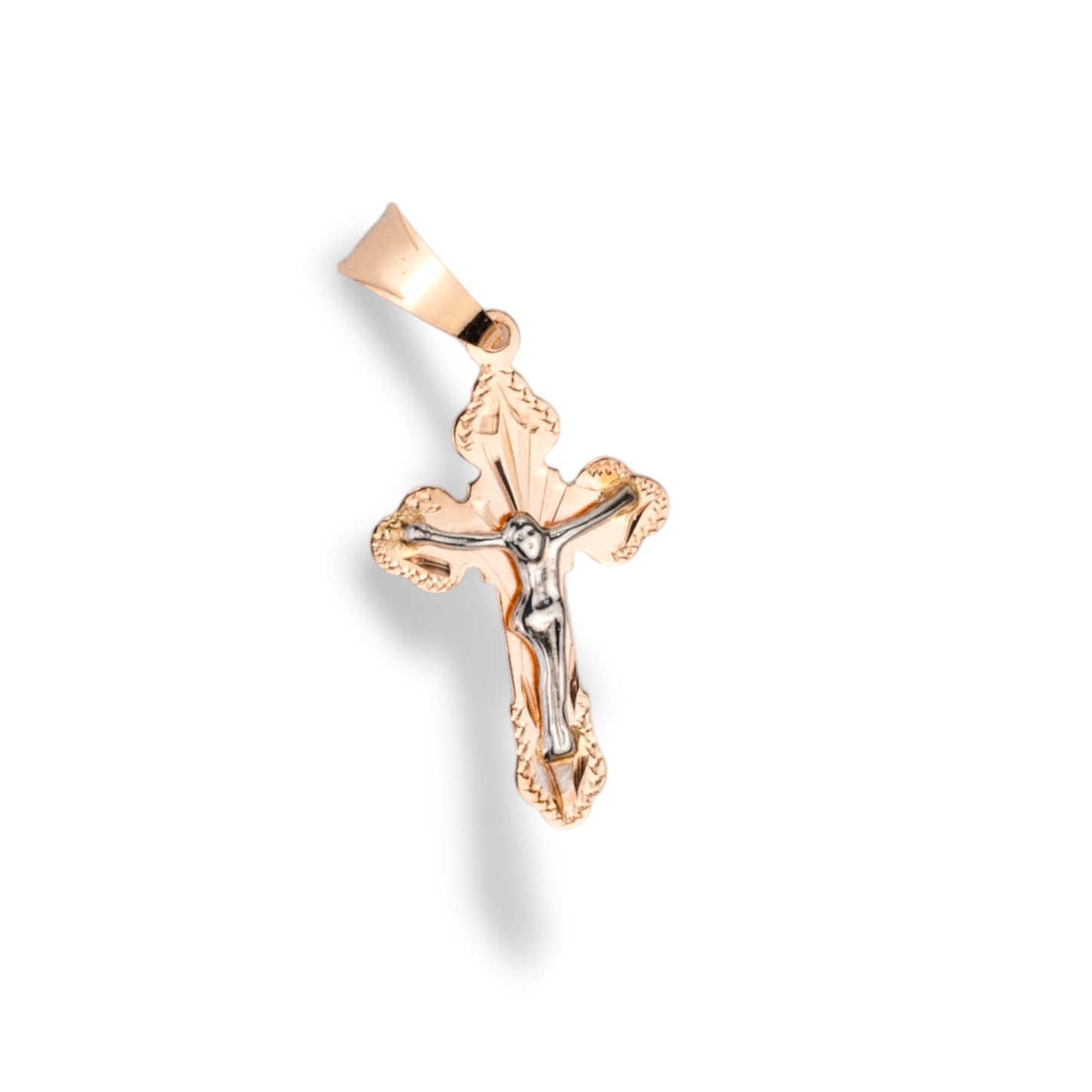 Pendant Orthodox Cross Rose Gold 585(14K)
