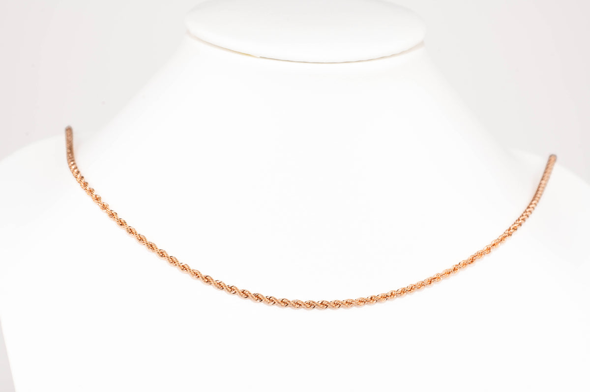 Rose Gold 585 Chain (50cm)