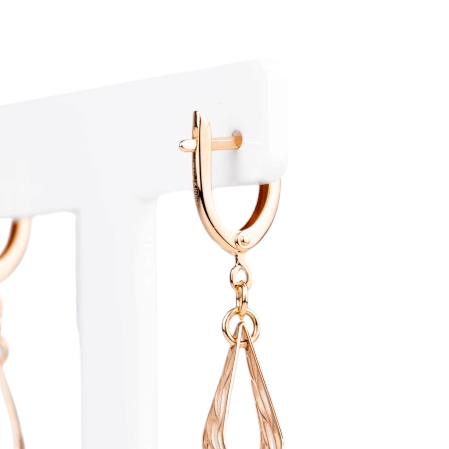 Dangle Earrings Rose Gold 585