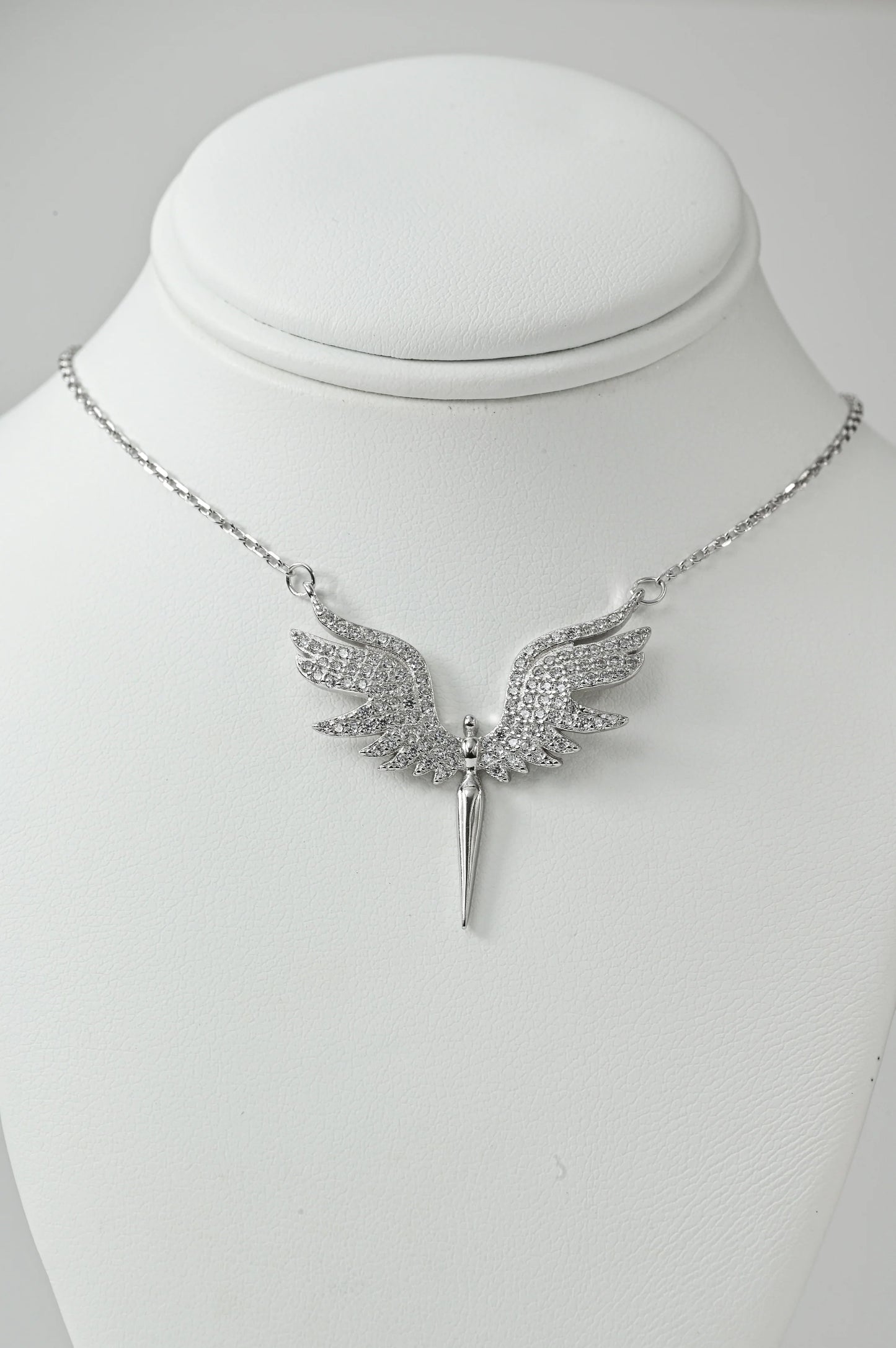 Silver Necklace Angel