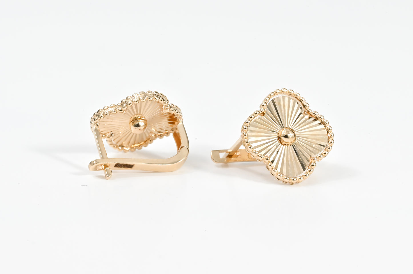 Earrings Gold clover