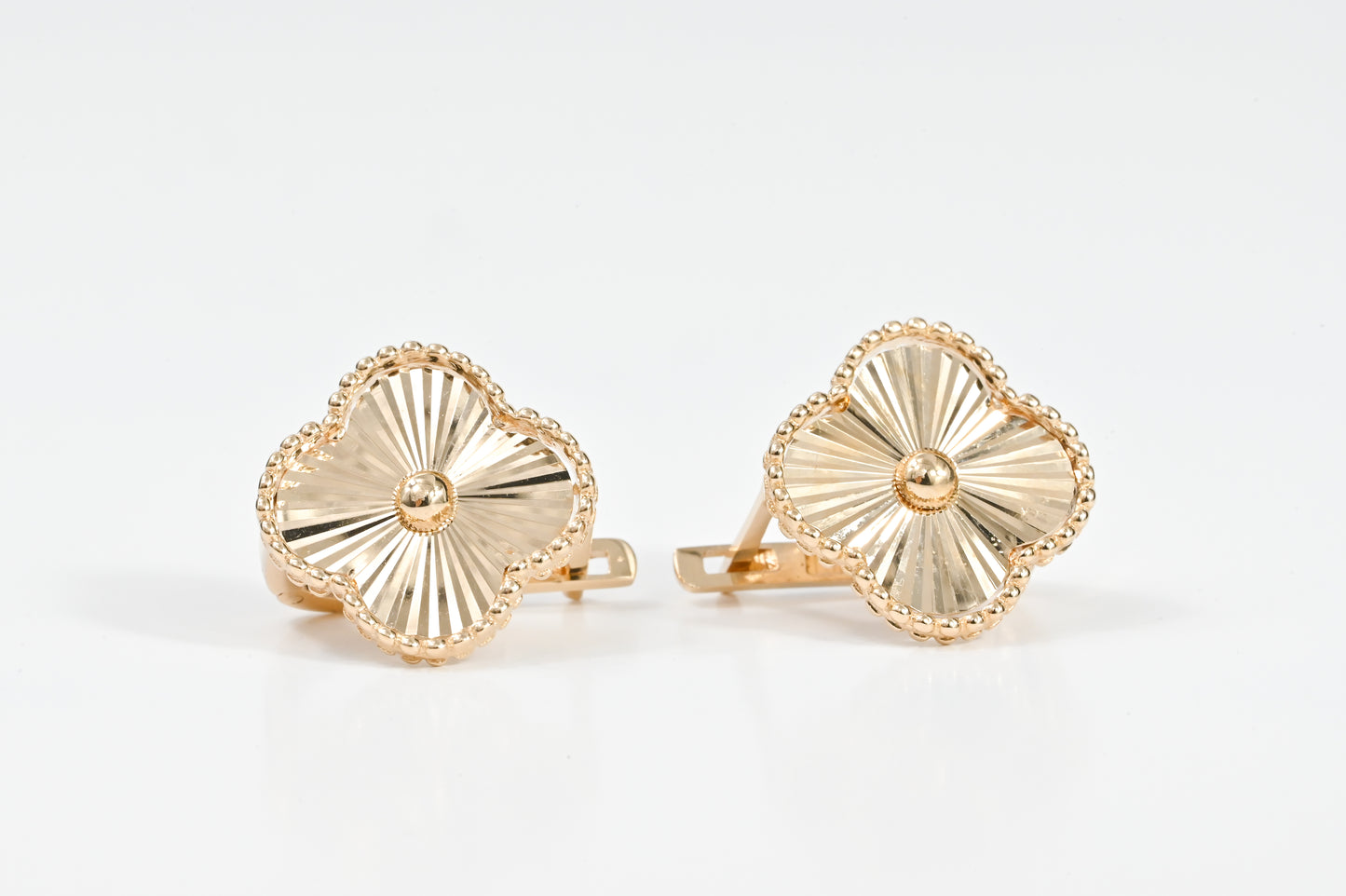 Earrings Gold clover