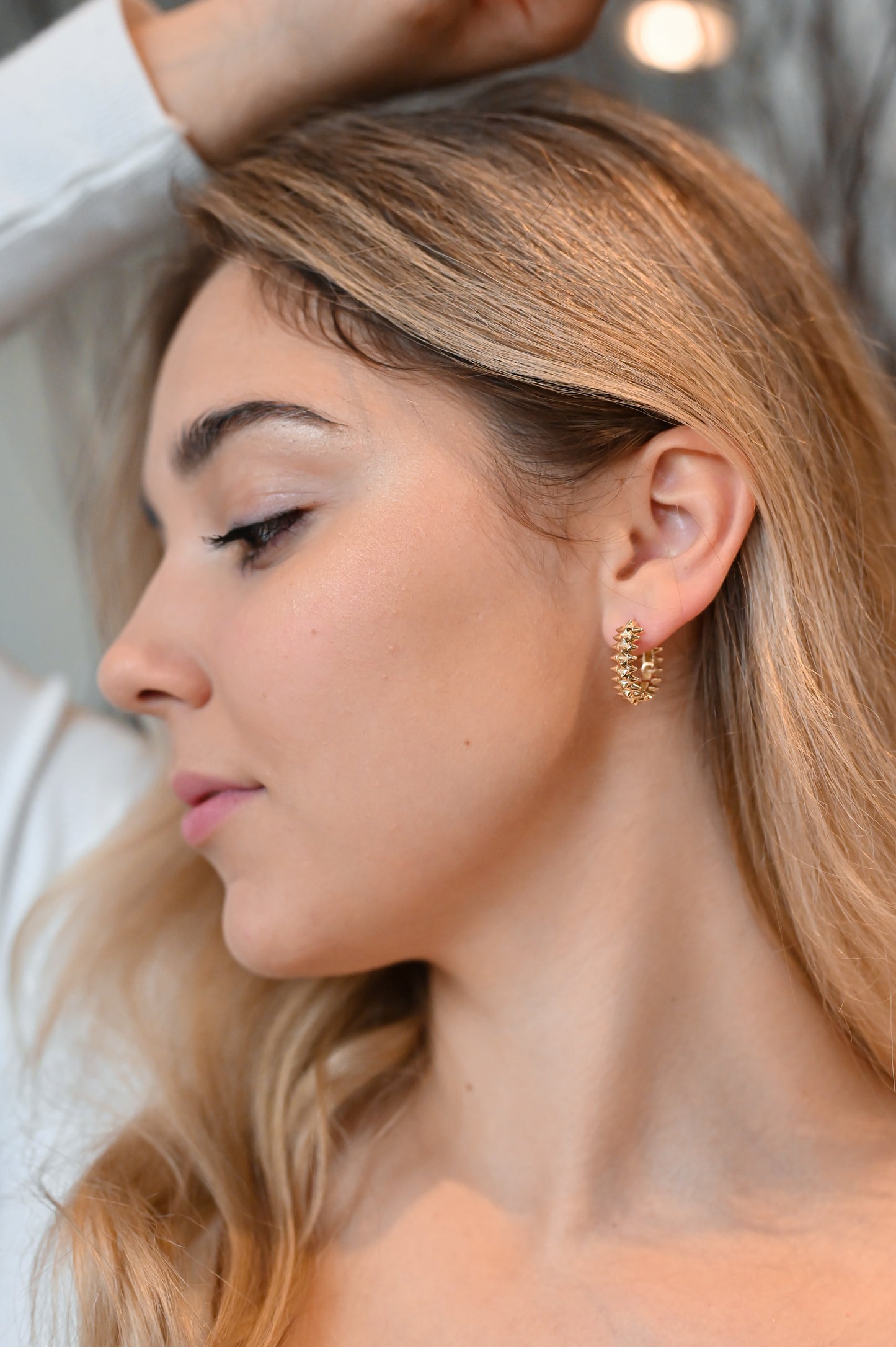 Hoop Earrings Yellow Gold