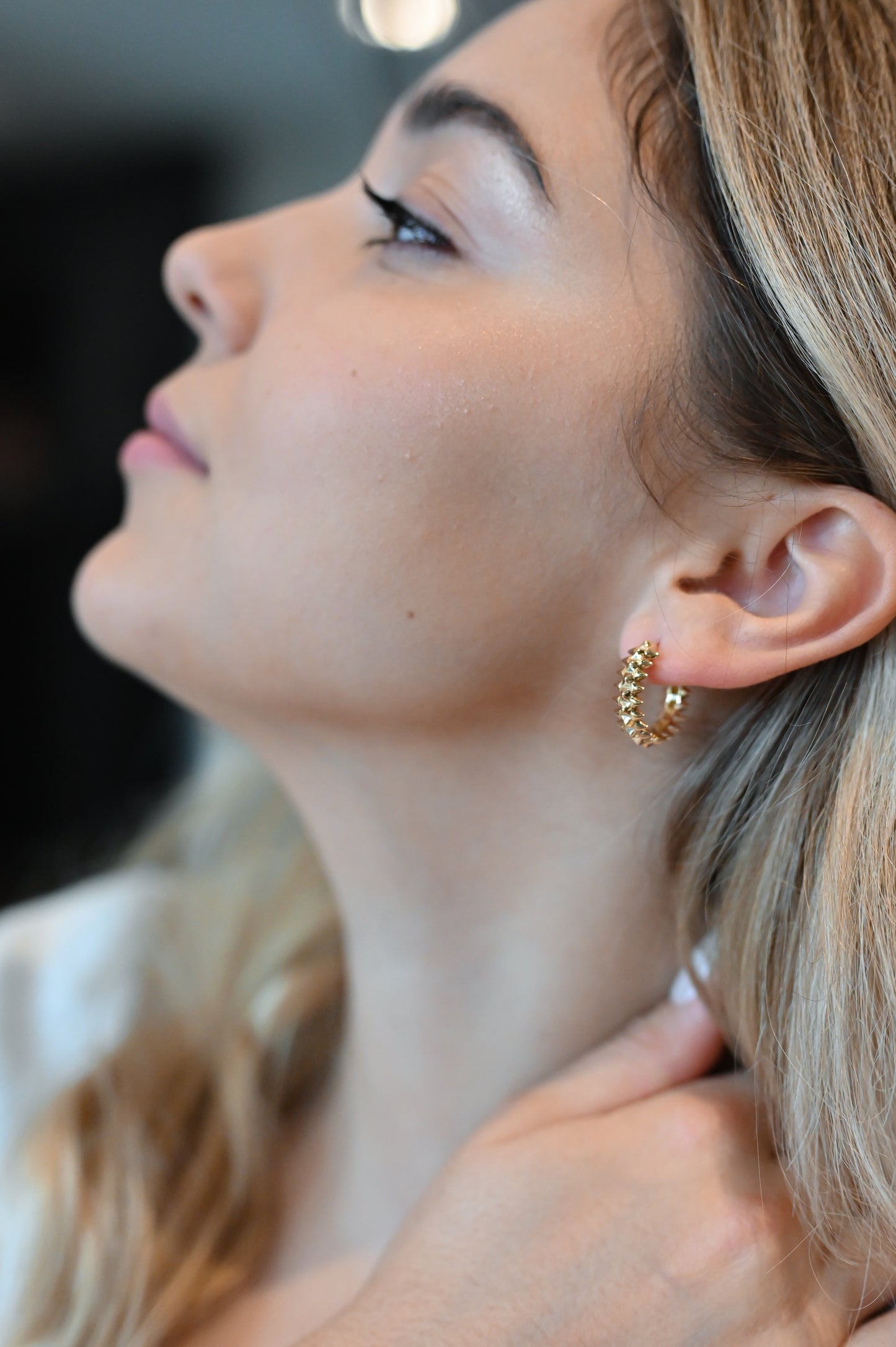 Hoop Earrings Yellow Gold