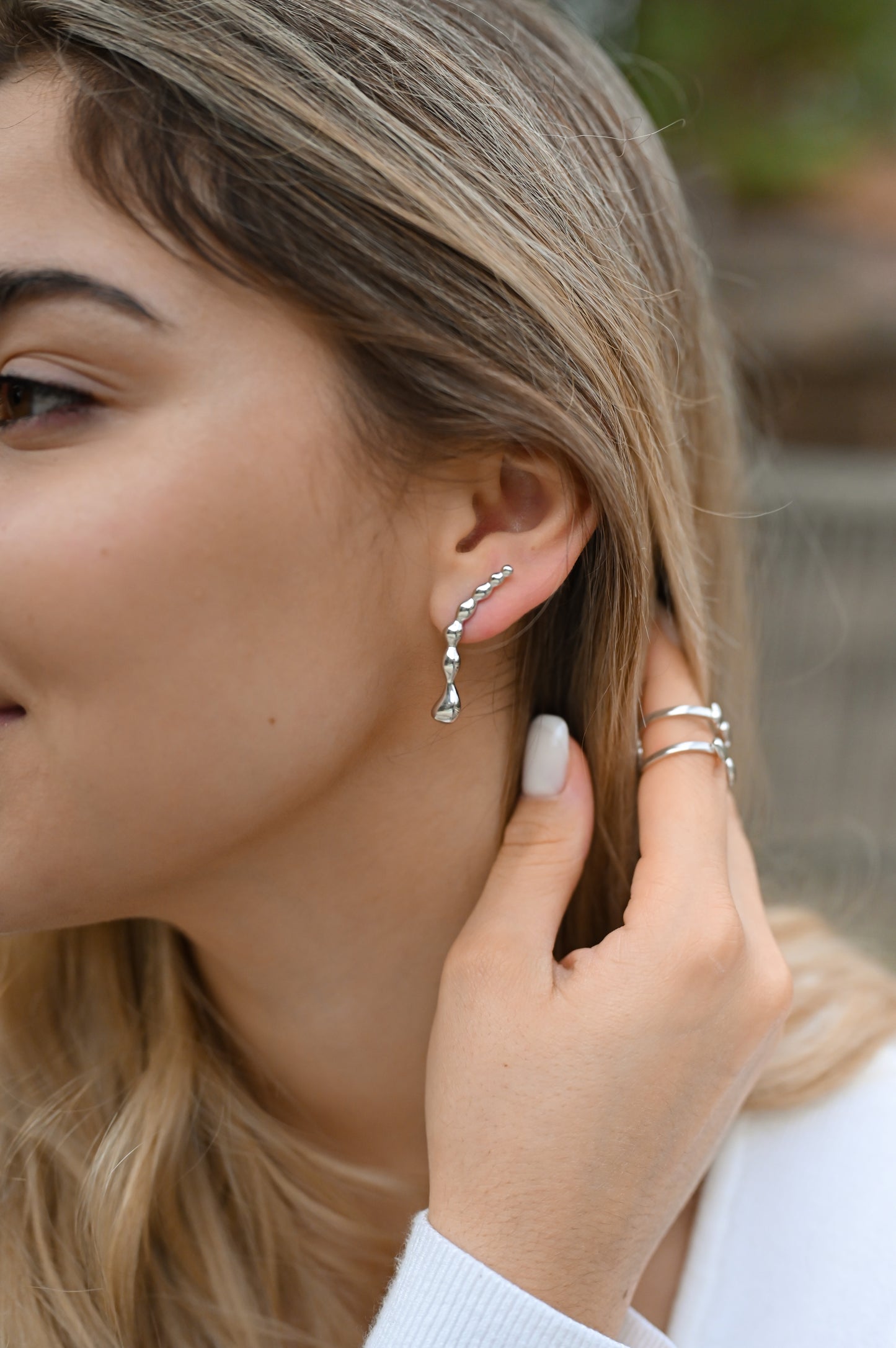 Silver Stud Earrings
