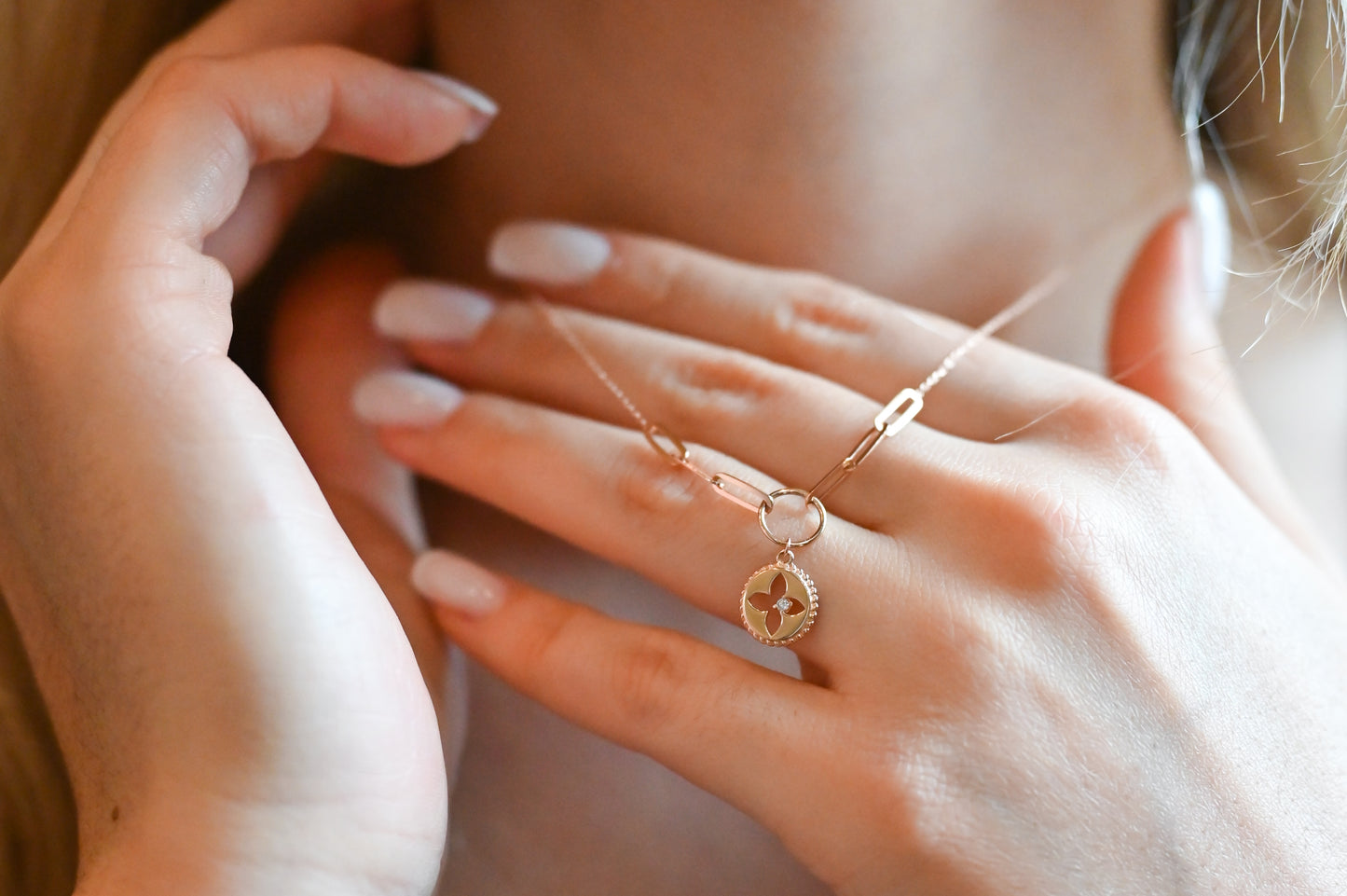 Necklace Flower Pendant