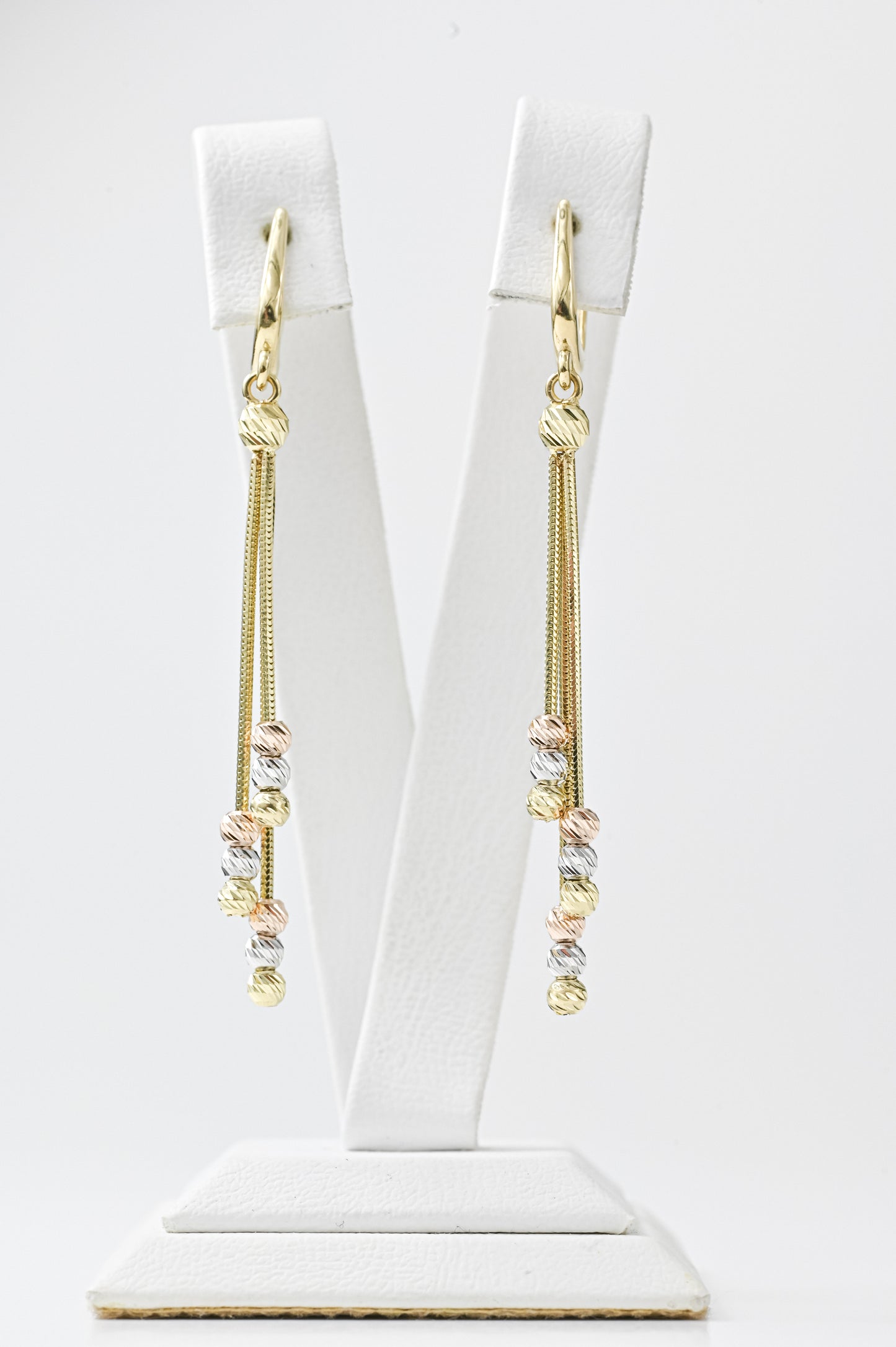 Dangle Earrings Yellow Gold