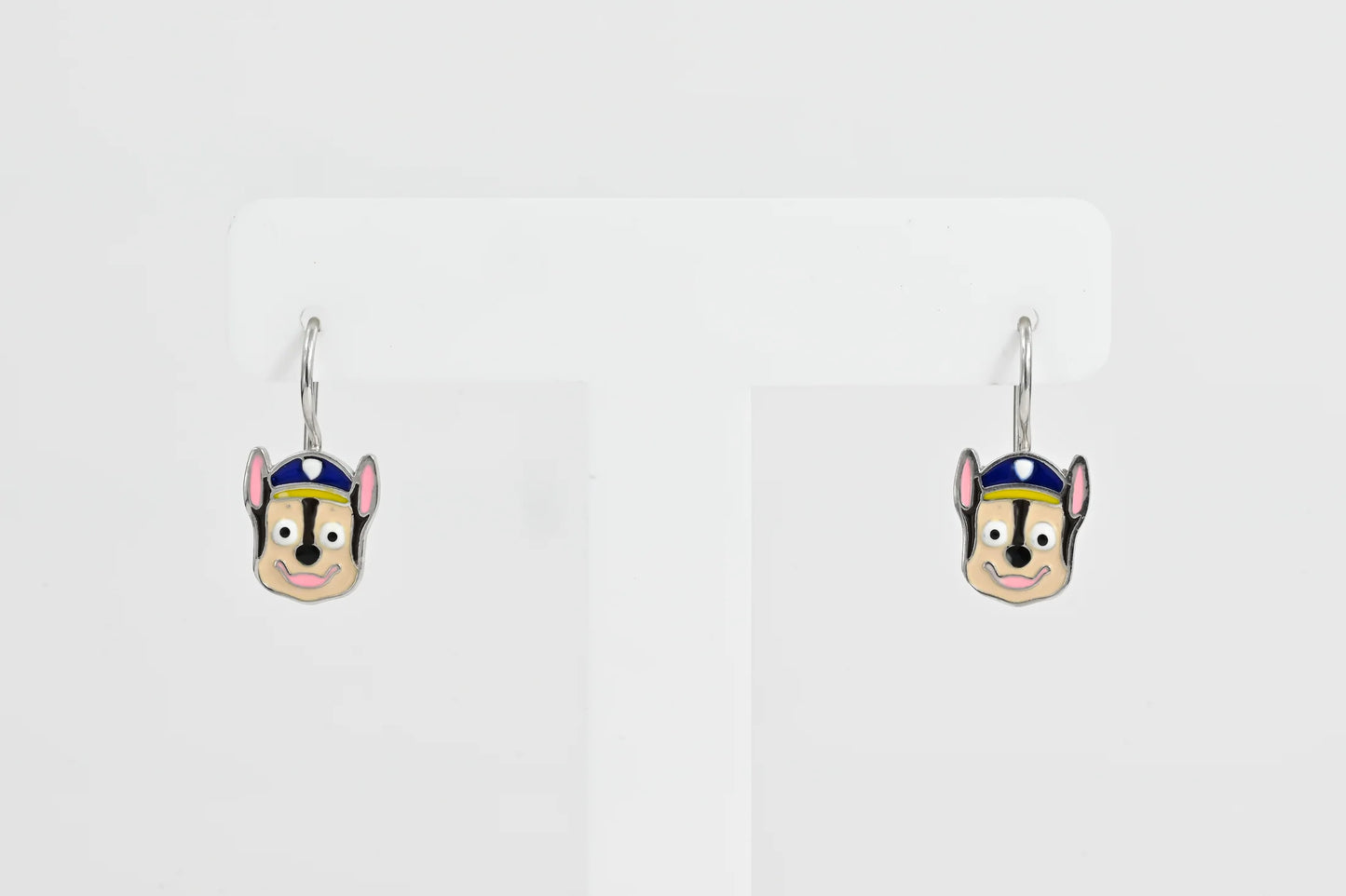 Kids Silver Earrings Dogs