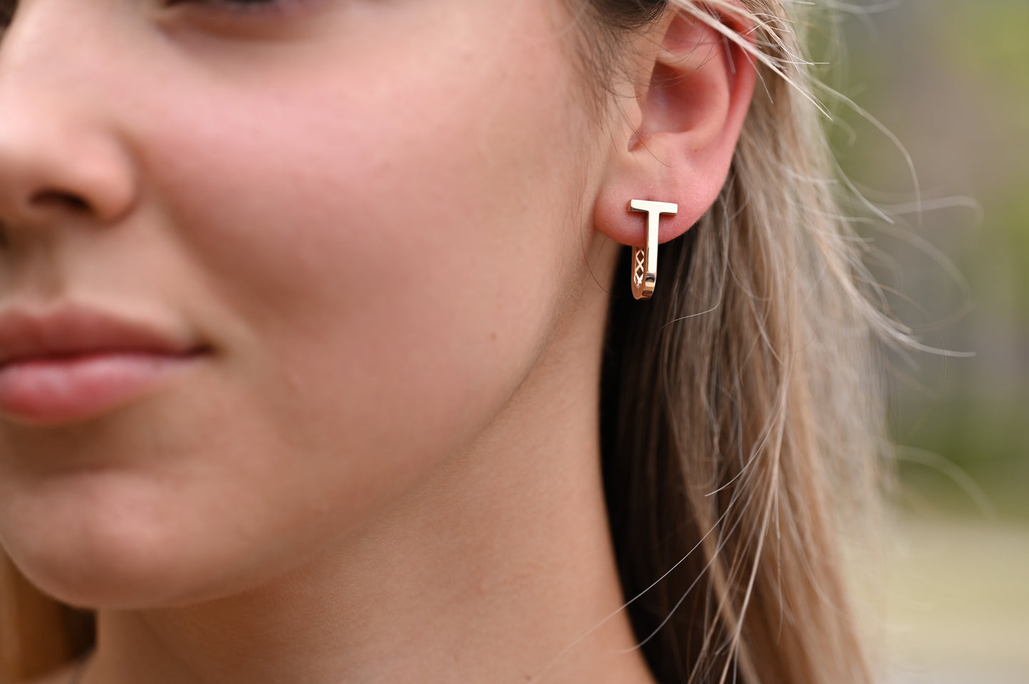 Rose Gold Earrings
