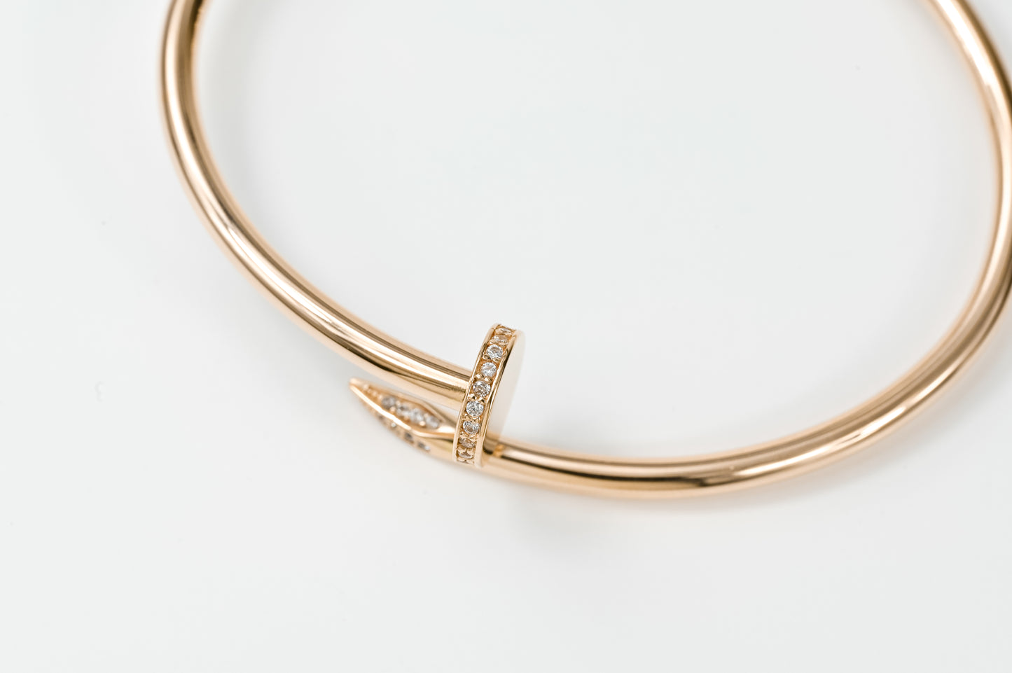 Bracelet Nail with Zirconia stones