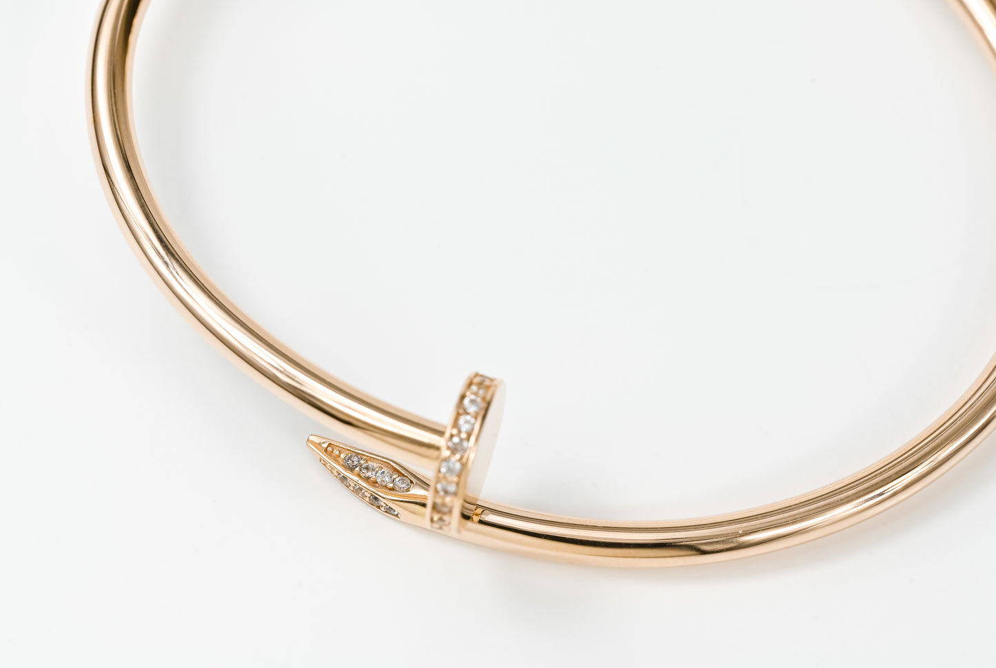 Bracelet Nail with Zirconia stones
