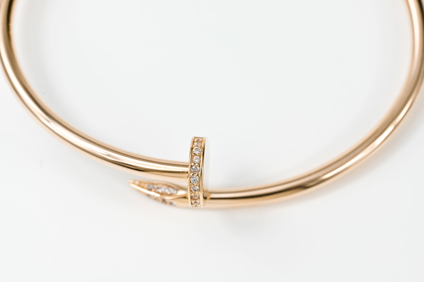 Bracelet Nail with Zirconia stones